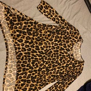 Leopard print tunic